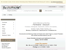 Tablet Screenshot of ferntrainer-discount.de